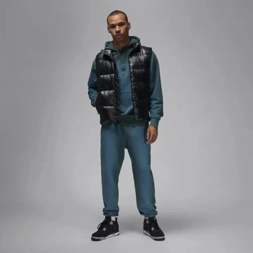 NWT Nike Therma Fit Air Jordan Flight Down Puffer Vest Black Mens FV7273-010‎